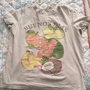 Ardene Beige 'Buenos Dias' Kids T-Shirt